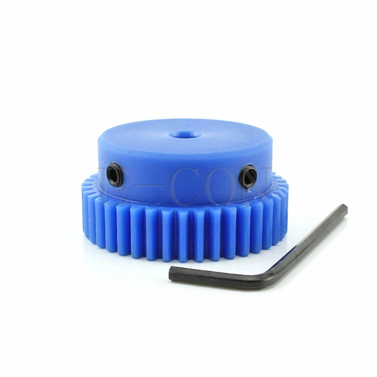 1pcs 1 модул син найлон шпора предавка 1M-40T 40 зъби отвор 6-17mm зъби ширина 10 мм мотор найлон зъбно колело със стъпки