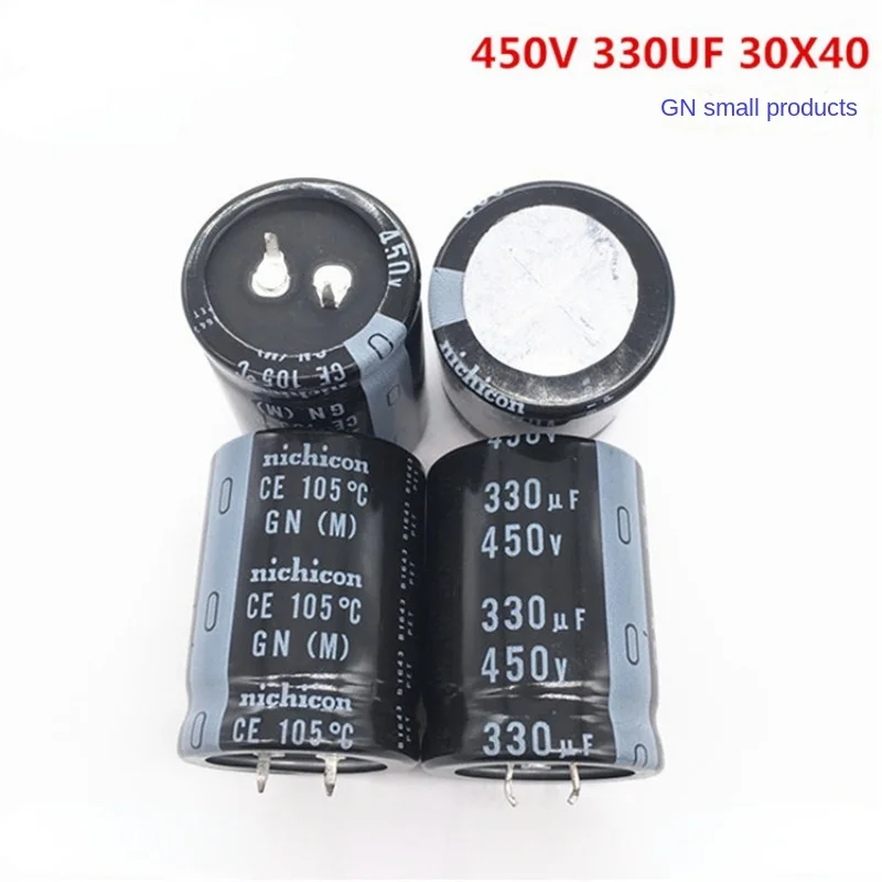 (1PCS)450V330UF 30X40 Япония ничикон електролитен кондензатор 330UF 450V 30*40 105 градуса