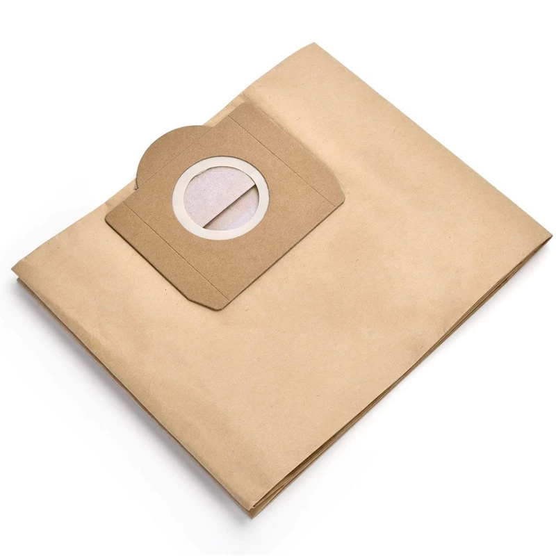 20 Pack 6.959-130.0 Хартиена филтърна торбичка за прах A 2201/2204/2504 За Karcher WD3 WD3P Смяна на прахосмукачка за мокро и сухо