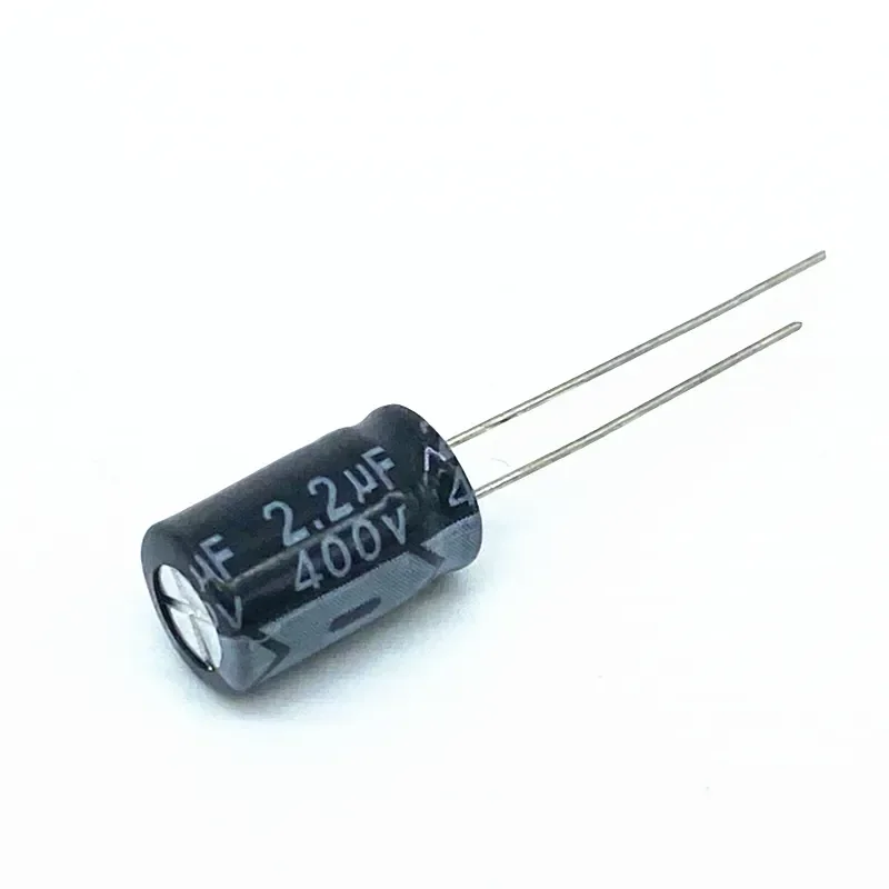 20PCS Higt качество 400V2.2UF 8 * 12mm 2.2UF 400V 8 * 12 електролитен кондензатор