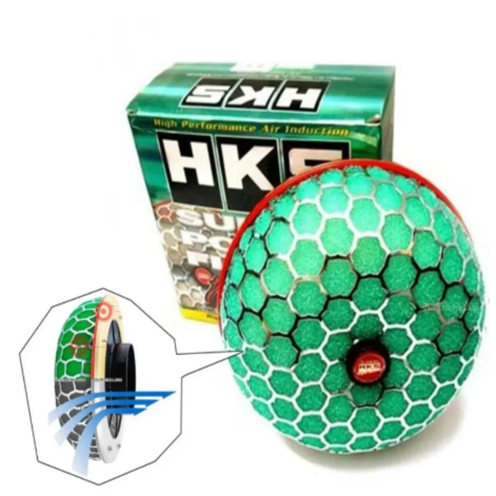 3''High HKS Super Power въздушен филтър поток 80mm / 100mm всмукателен презареден почистващ препарат универсален