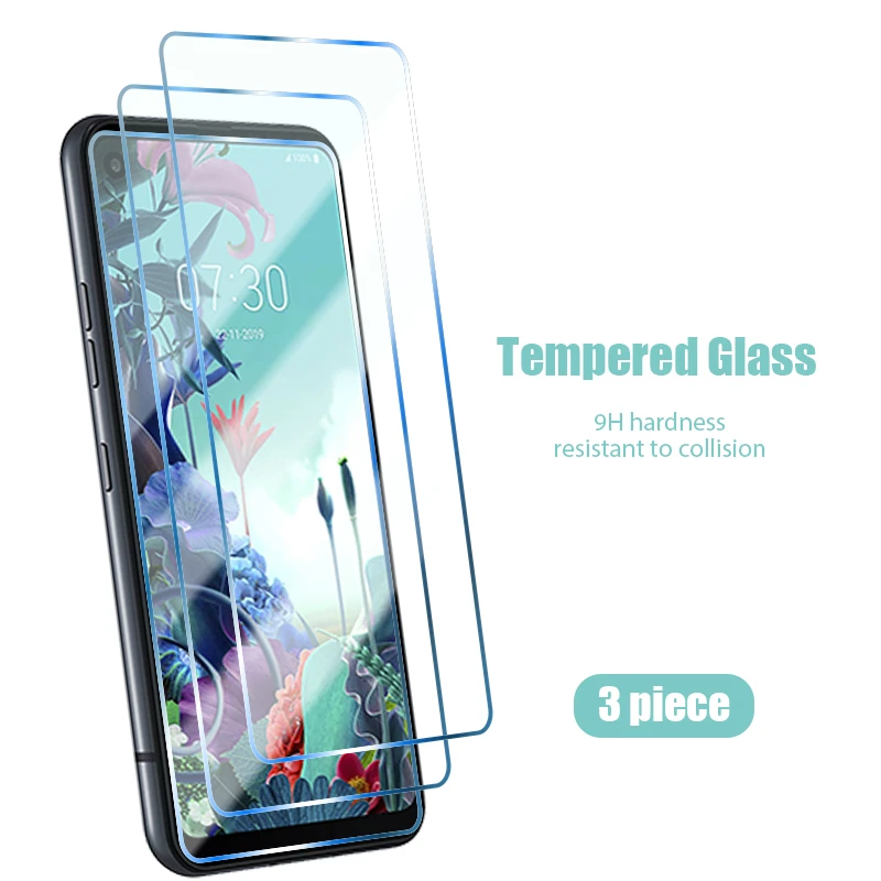 3pcs 9H закалено стъкло за LG K61 K51S K50S K50 Cover Film Glass Screen Protector за LG K41S K40S K40 K30 2019 K11 K20 Plus