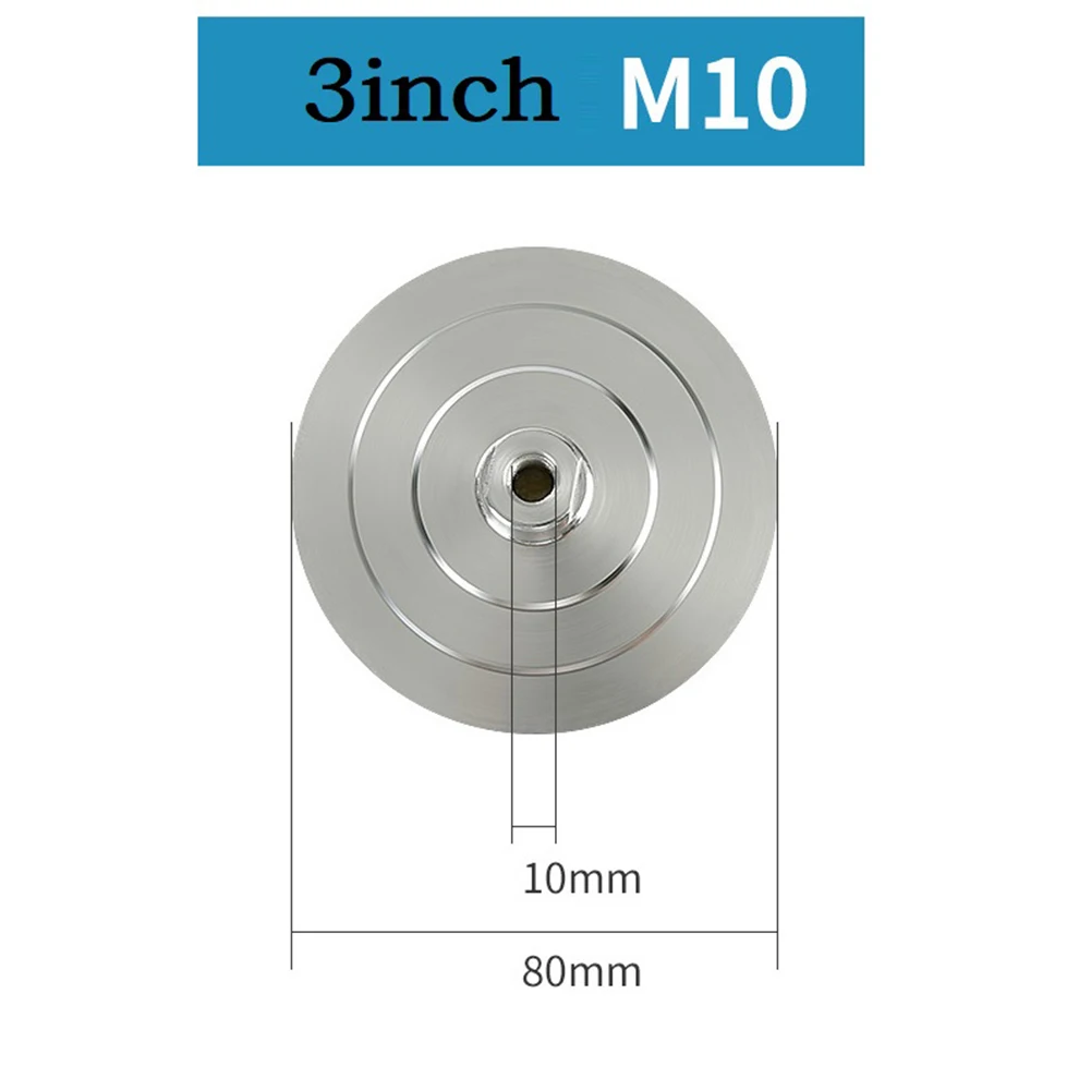 4inch Backer Pad Diamond Polishing Pad Алуминиева основа Държач за подложка M14 / M10 / M16 Полски аксесоари за подложки за държачи на колела