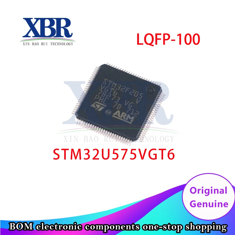 5 бр. STM32U575VGT6 LQFP-100 ARM микроконтролери - MCU Ултра-ниска мощност FPU Arm Cortex-M33 Доверителна зона