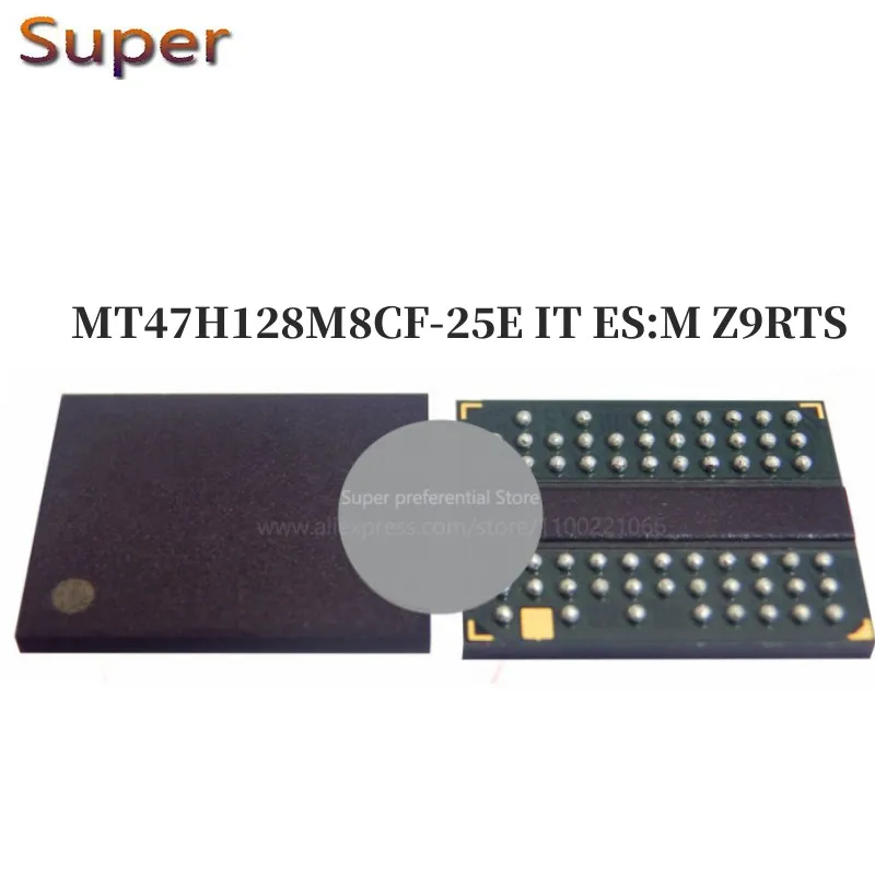 5PCS MT47H128M8CF-25E IT ES:M Z9RTS 60FBGA DDR2 800Mbps 1Gb