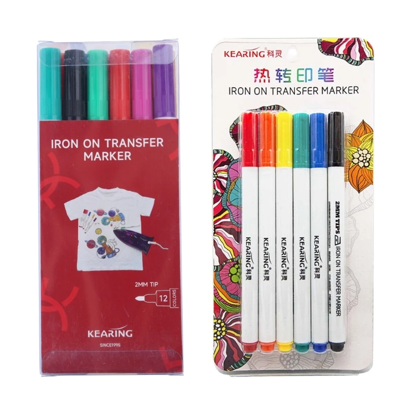 6/12pcs сублимационни маркери за Cricut Maker 3/Maker/Explore 3/Air 2/Air Heat Transfer Ink Writing Drawing-Markers