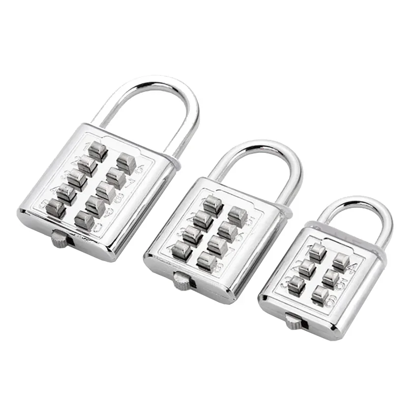 8 цифрена парола код комбинация катинар цинк сплав куфар багаж пътуване код Smart Lock Code Keyed Anti-крадец заключване