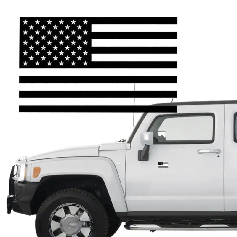 American Flag Car Decal US Flag броня стикери водоустойчив Decal за кола камион ван прозорец броня стена лаптоп каски багаж