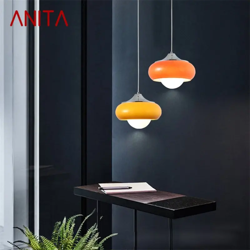 ANITA ретро висулка лампа творчески дизайн LED декоративни за дома ресторант спалня бар