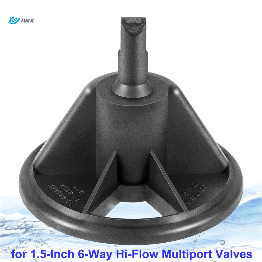 ANX Diverter с уплътнение, съвместим с Hi-Flow 6-Way 1.5-инчови мултипортови клапани за 262506, 272526 и 261130 Multiport клапани