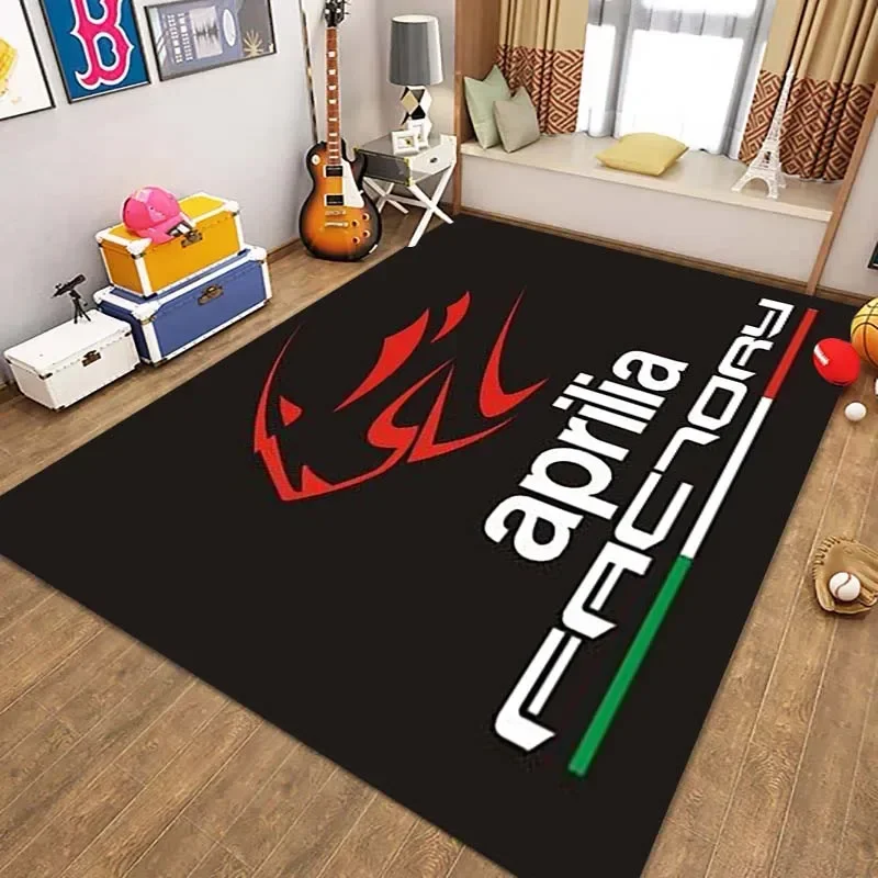 Aprilia мотоциклет лого печат адаптивни голям килим хол спалня декорация удобни без хлъзгане коридор килим