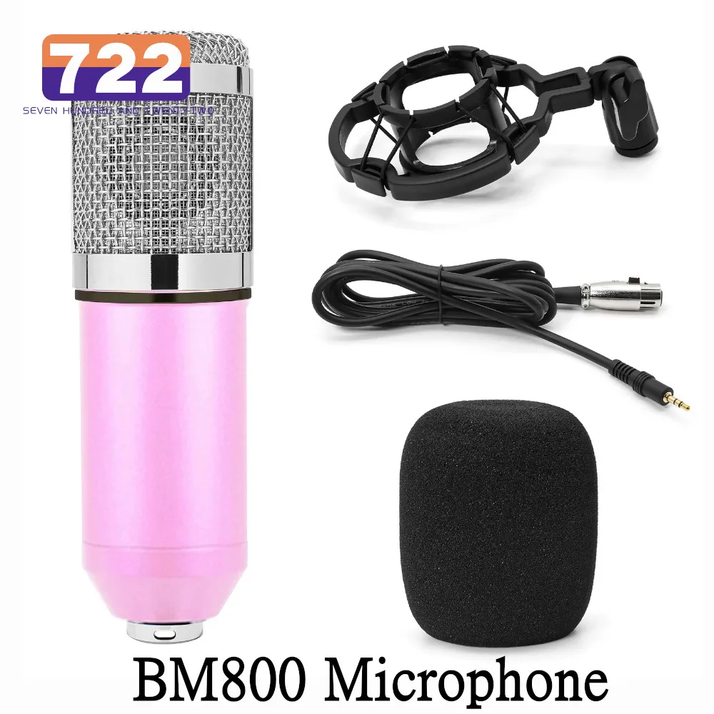 BM 800 микрофон BM800 студиен кондензатор mikrofon микрофон bm-800 караоке микрофони за KTV радио Braodcasting пеене запис компютър