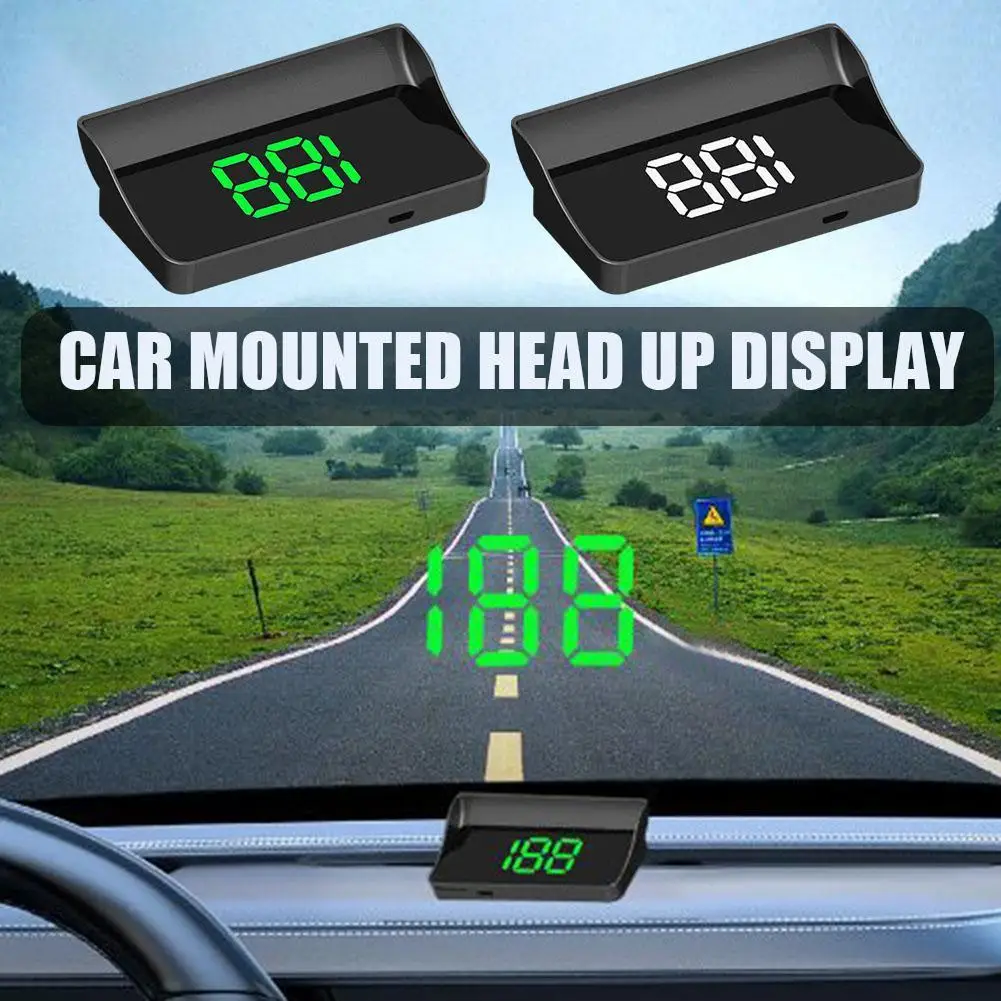 Car HUD Head Up дисплей GPS скоростомер скорост KMH цифров цифров проектор габарит достъп предното стъкло електронен метър часовник I5H1