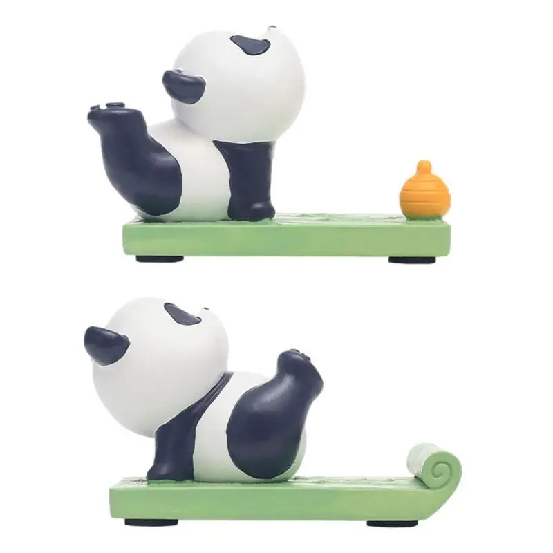 Cute Panda Shape Desktop Държач за мобилен телефон Стойка за IPhone Регулируем таблет Сгъваема маса Стойка за мобилен телефон
