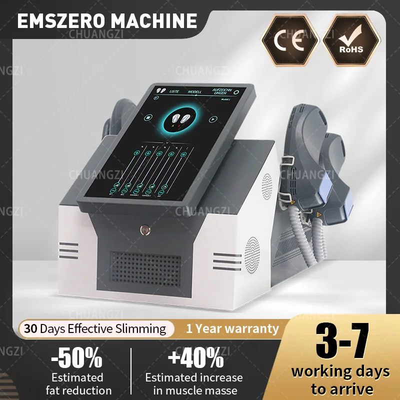 EMS мускулен стимулатор EMSzero Електромагнитна машина за отстраняване на мазнини с голям екран Високоинтензивно Hi-emt NEO устройство