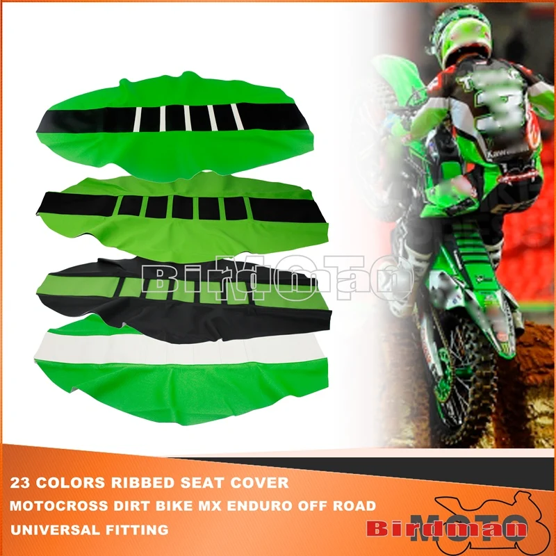 Green Dirt Bike Racing Off Road мотокрос седалка капак възглавница подложка за Kawasaki MX ендуро KXF KLX KX-F KLR KX250 110 300 650 450