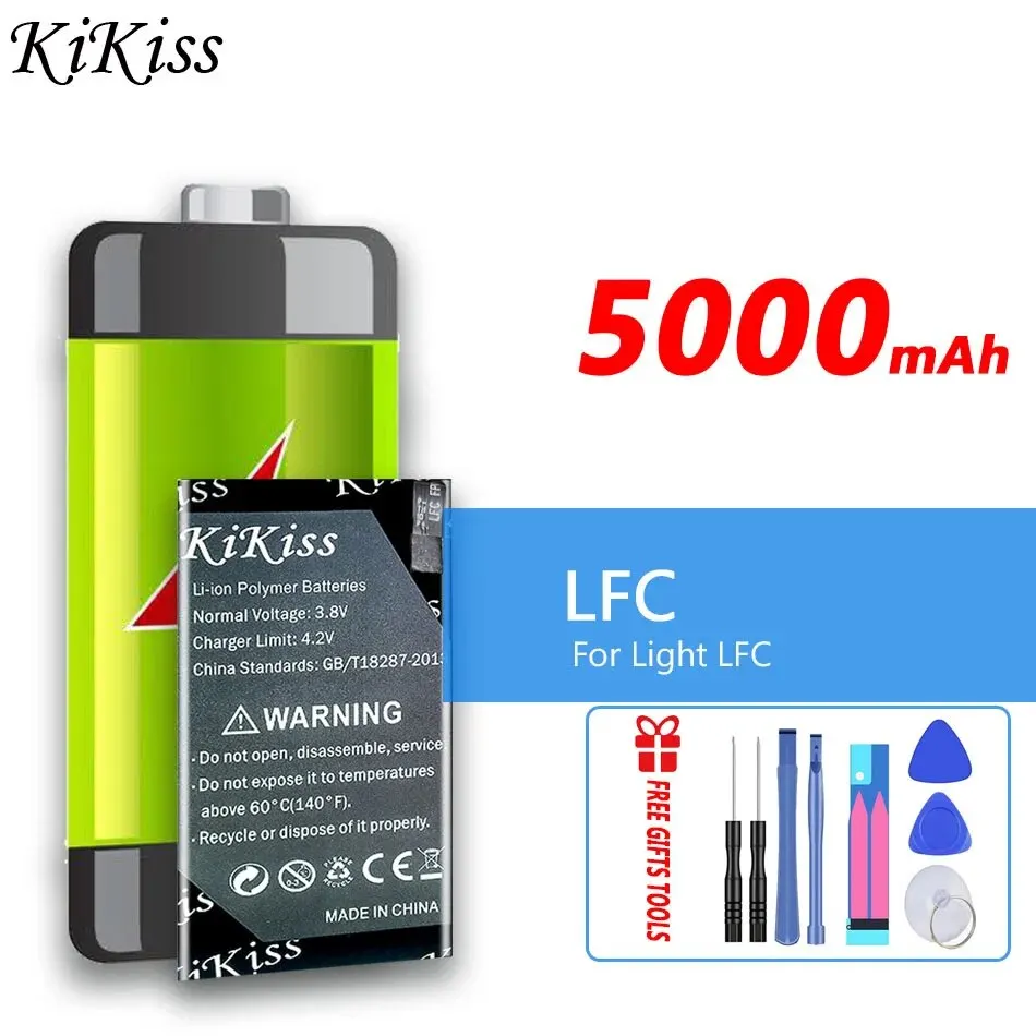 KiKiss батерия 5000mAh за лека LFC подмяна Bateria