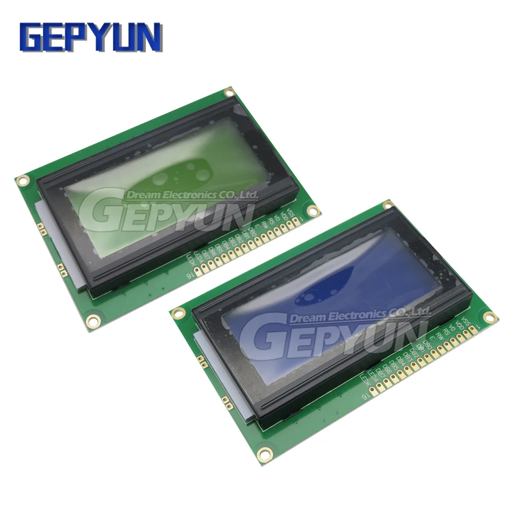 LCD1604 16 * 4 16x4 DC 5V синьо / зелено Blacklight знак 1604 цифров LCD екран дисплей модул платка за Arduino