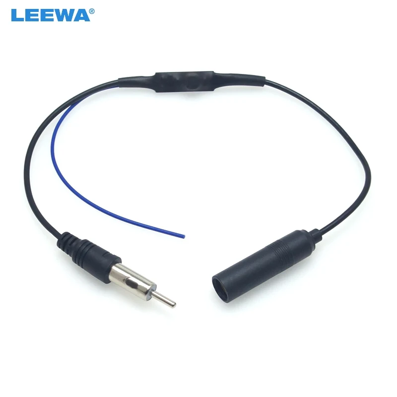 LEEWA Car Radio FM антена адаптер с бустер монтаж конектор кабел за Volkswagen BMW AUDI Ford Plug Wire Harness