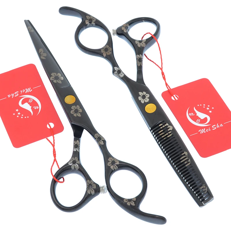 Meisha 5.5/6 инча Професионални ножици за коса салон за рязане на коса изтъняващи ножици японски стомана фризьорски инструменти за подстригване A0173A