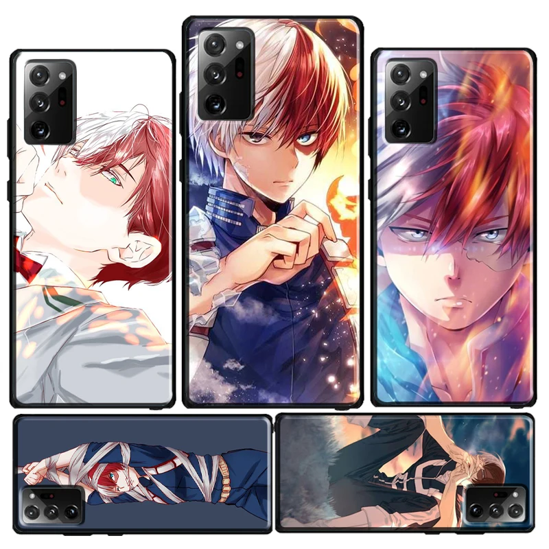 My Hero Academia Todoroki Калъф за Samsung Galaxy S22 Ultra S21 S20 FE S8 S9 S10 Note 10 Plus Note 20 Ultra Cover