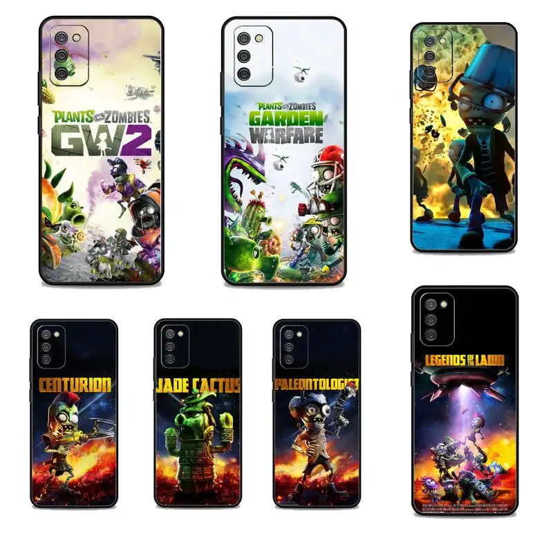 P-растения срещу Z-зомбита телефон случай за Samsung Galaxy S22 S21 S23 S30 Ultra S20 FE 5G S10 E Lite 9 6 S8 Plus Fe S7 5G ръб