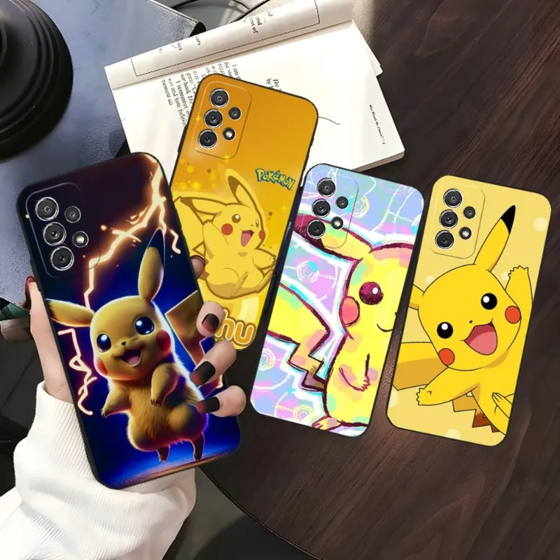 Pokemon Pikachu Capa Калъф за телефон за Sumsung Galaxy M14 M02 M54 M14 M20 M30 M30S M31s M31 M32 M40 M51 M52 M80 капак