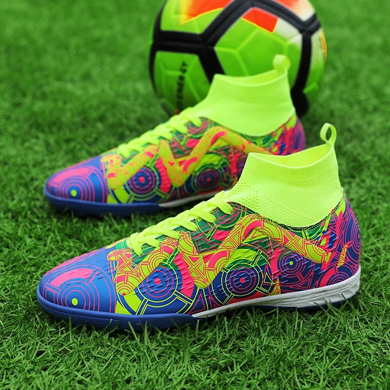 Premium футболни обувки Ергономичен дизайн Футболни обувки Удобни Fit Futsal маратонки Трайни едро препродажба общество Cleats