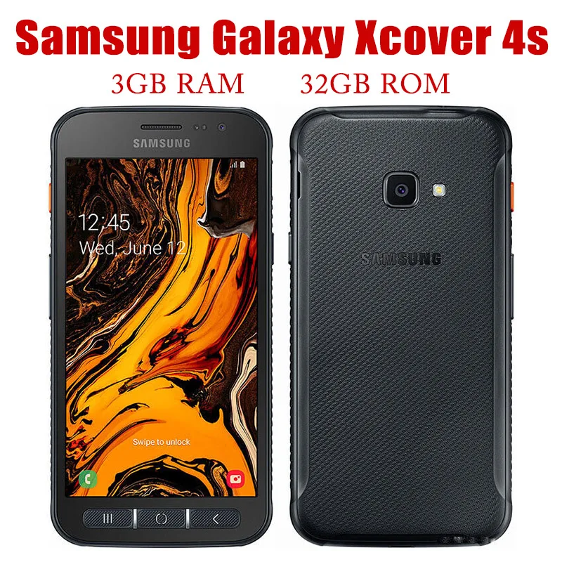 Samsung Galaxy Xcover 4s G398F Оригинален 5.0 инча Осемядрен 3GB RAM 32GB ROM 16MP камера Dual SIM отключен Android мобилен телефон