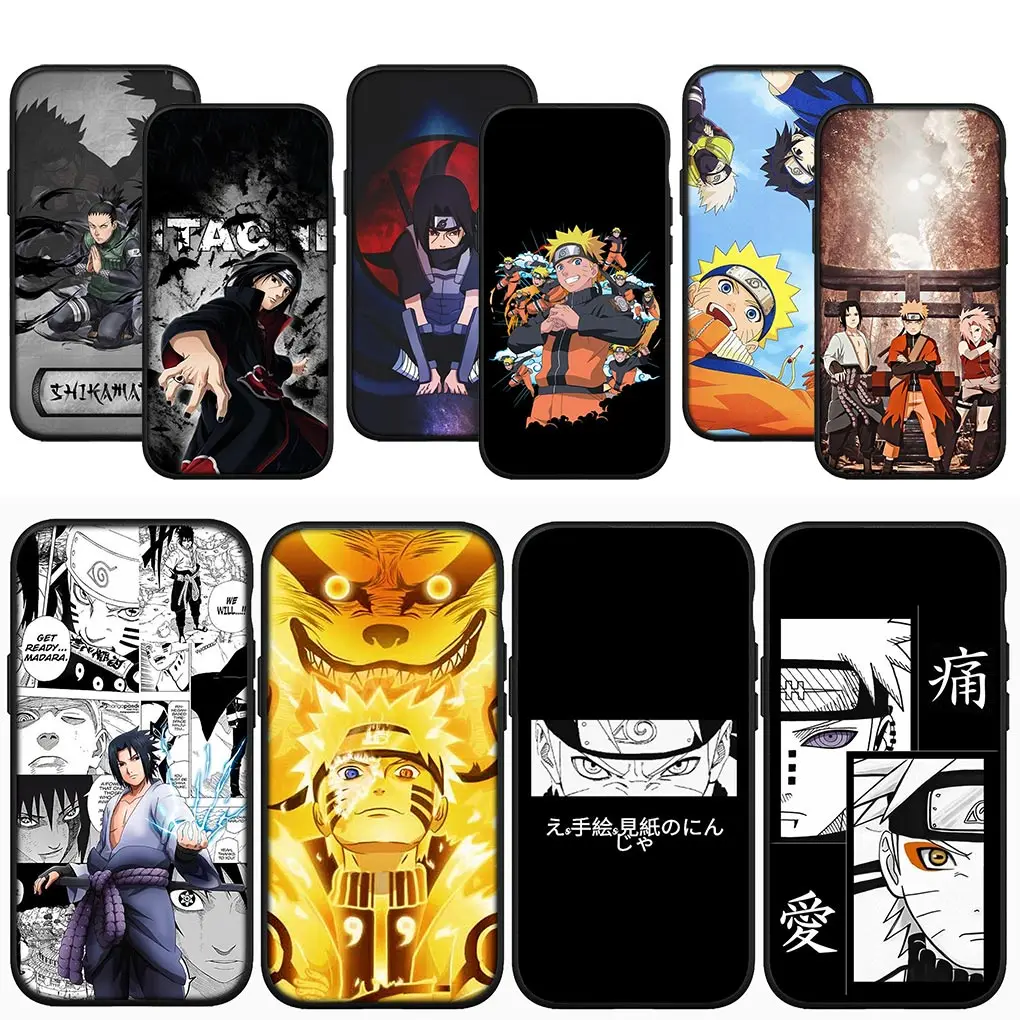 Uchihas Sasukes Itachis Калъф за телефон за iPhone 15 14 13 12 Mini 11 Pro X XR XS Max 7 8 Plus + 15+ 8+ Мек калъф