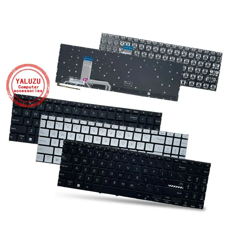 US НОВА клавиатура за ASUS Vivobook 15 X1502 / Z / ZA / VA M1502 M1502Z B1502 B1502CBA Pro16 16X X1603 / Z / ZA K6602Z M1503Q английски лаптоп