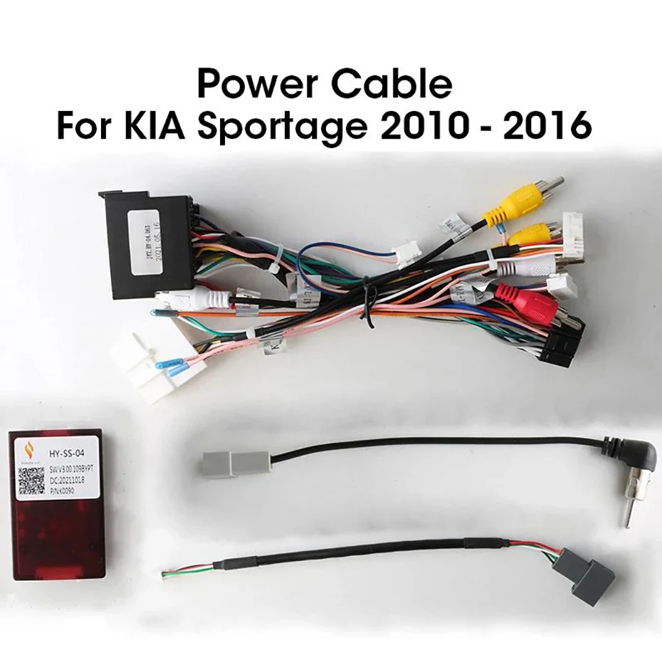 WHEXUNE захранващ кабел с канбус за KIA Sportage 3 2010-2016