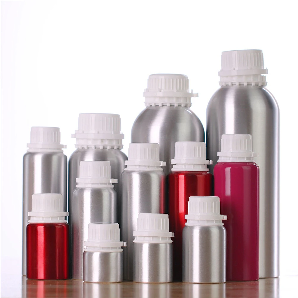 Алуминиева бутилка парфюм преносим празен контейнер пътуване етерично масло бутилка против кражба капачка козметични подбутилиране алуминий може
