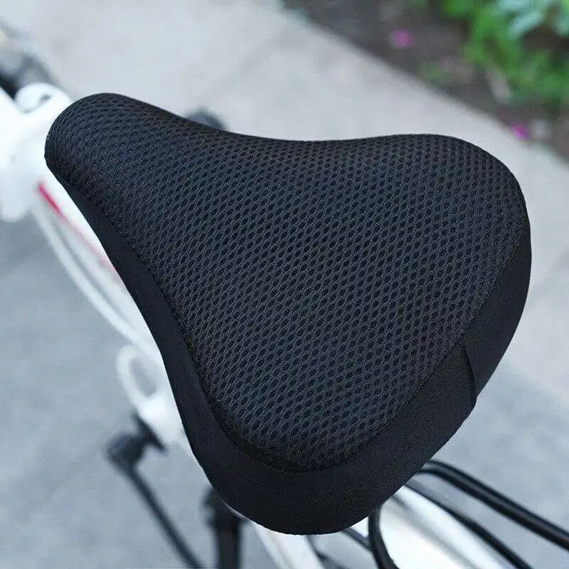 Велосипед седловина възглавница велосипед седалка седалка капак колоездене силиконова седалка 3D мека