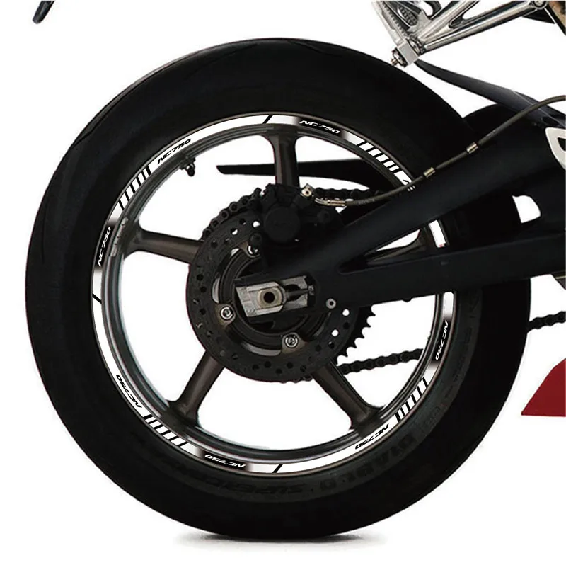 Висококачествена мотоциклетна джанта мото гума Стикери вътрешно колело отразяващи декоративни стикери За HONDA NC750 nc 750