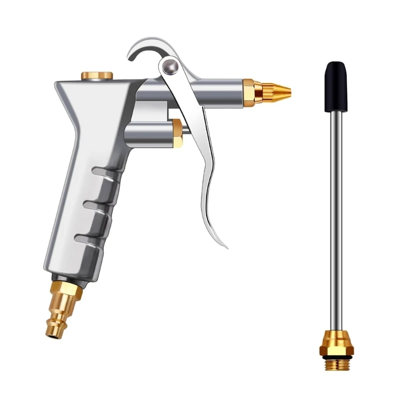 Въздушни пушки за компресорни въздушни пистолети с регулируема въздушна дюза Въздушни инструменти Аксесоар за въздушен компресор с маркуч за въздушна дюза