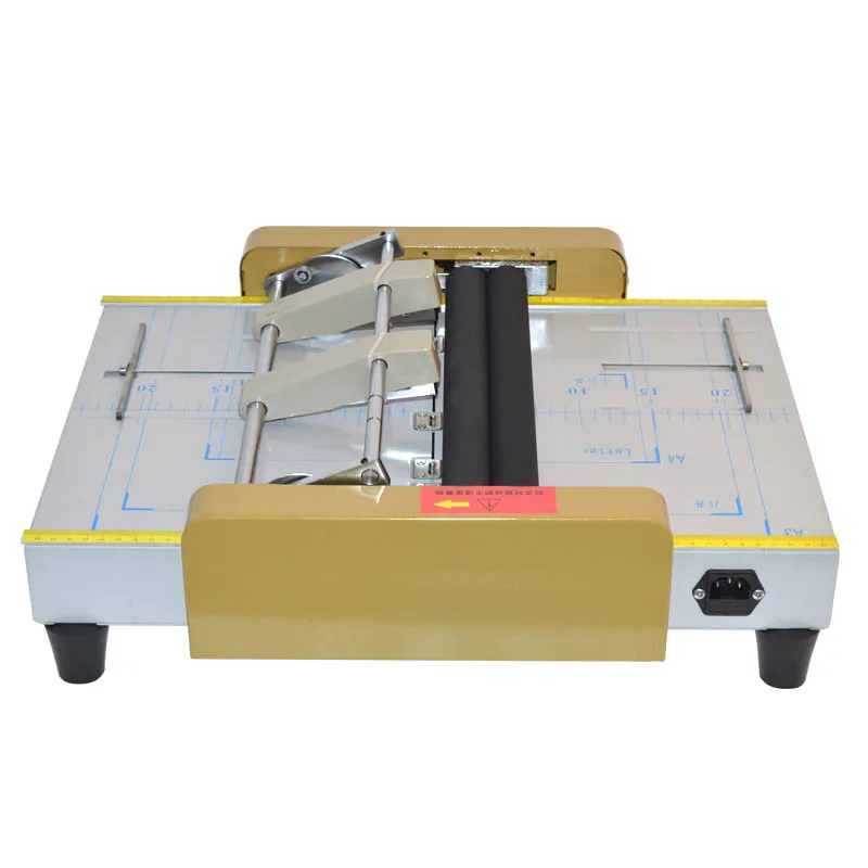 електрическа сгъваема машина електрическа машина за биговане на хартия машина за сгъване на карти цветни страници пунктирана машина 220V / 110V 1PC