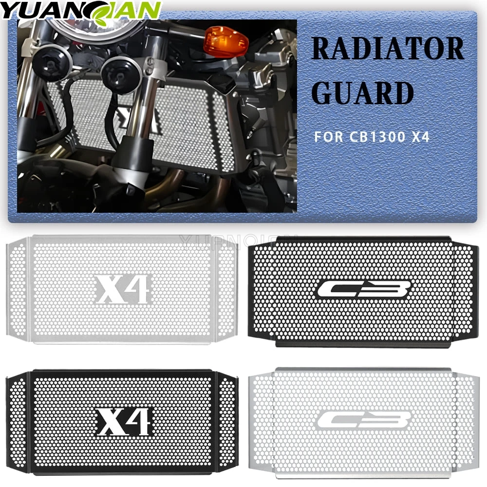 За Honda CB1300 X4 1997-2003 CB1300 /S SC45 2003-2024 Moto Части радиатор решетка предпазител капак протектор защита на резервоара за вода