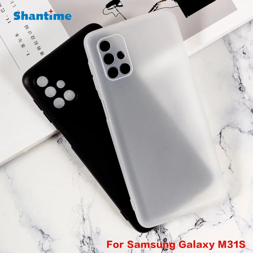 За Samsung Galaxy M31S гел пудинг силиконов телефон защитна задна обвивка за Samsung Galaxy M31S мек TPU случай