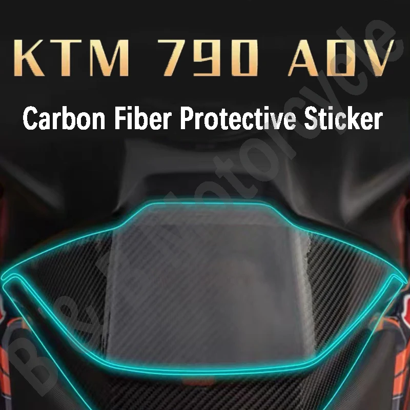 Комплект за KTM 790ADV резервоар за гориво стикер защитен филм въглеродни влакна стикер мотор стикер персонализирана декорация