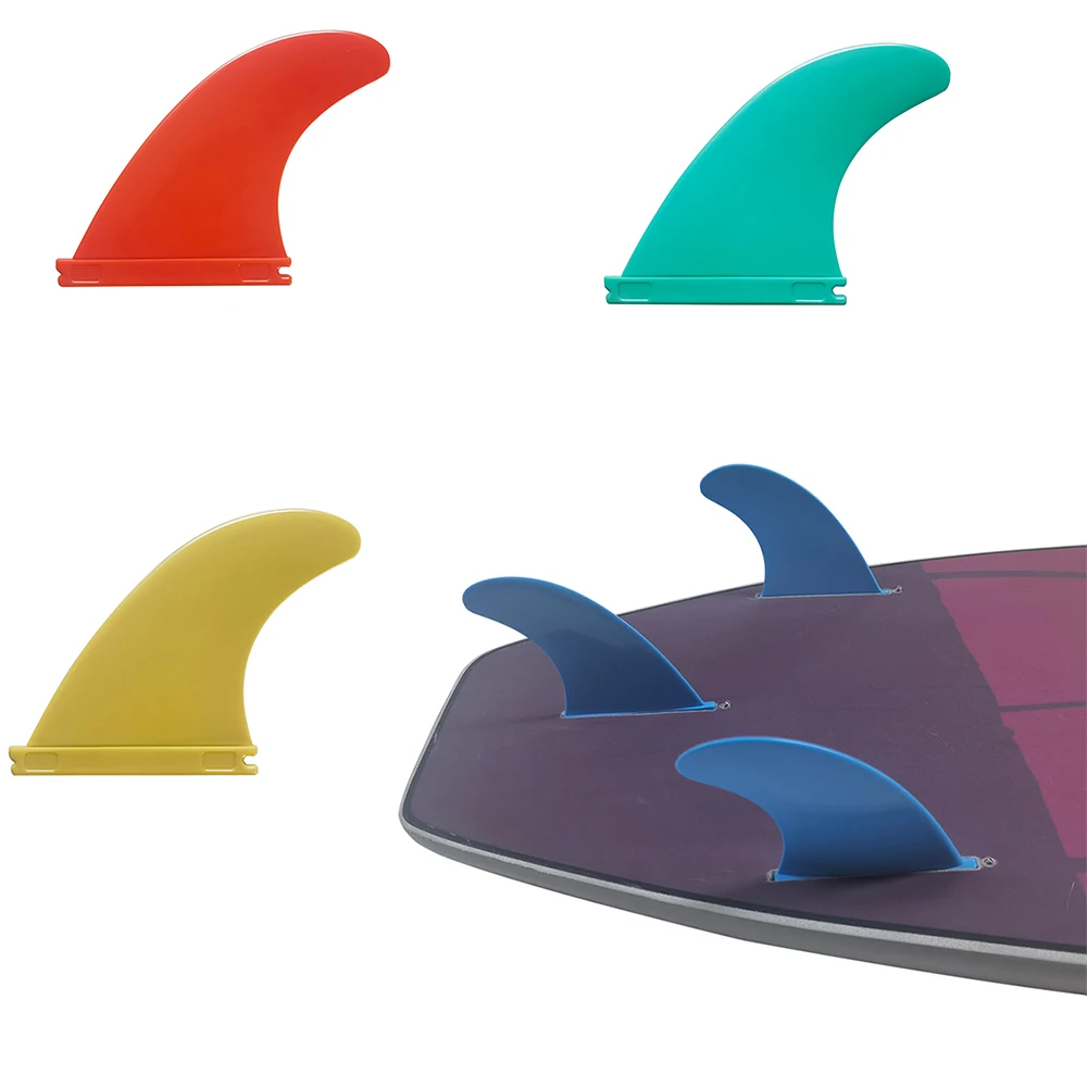Найлон UPSURF FUTURE G5 размер сърф плавници 4 цвята пластмасови сърф плавници 3бр на комплект Единични раздели Фънборд плавници Аксесоари за сърф