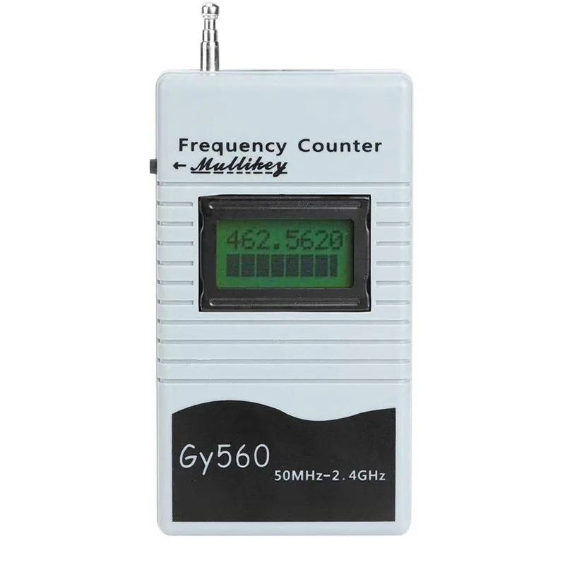 Нов ръчен честотен брояч за двупосочен радиочестотен измервателен инструмент 50MHz-2.4GHz честотен брояч