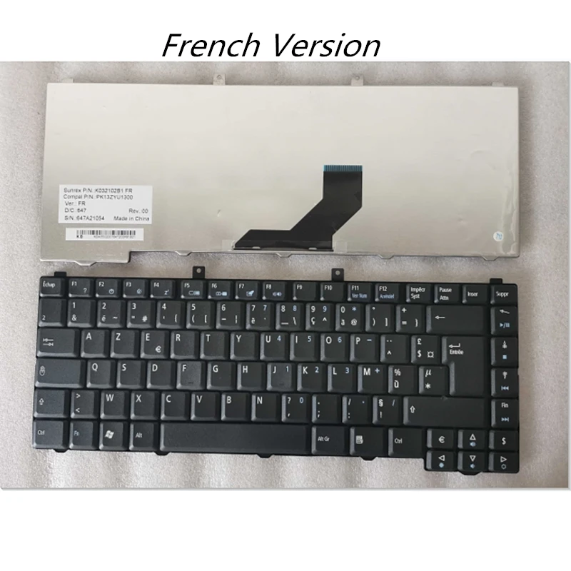 Нова лаптоп подредба клавиатура замяна за Acer 3100 5100 3690 5610 5110