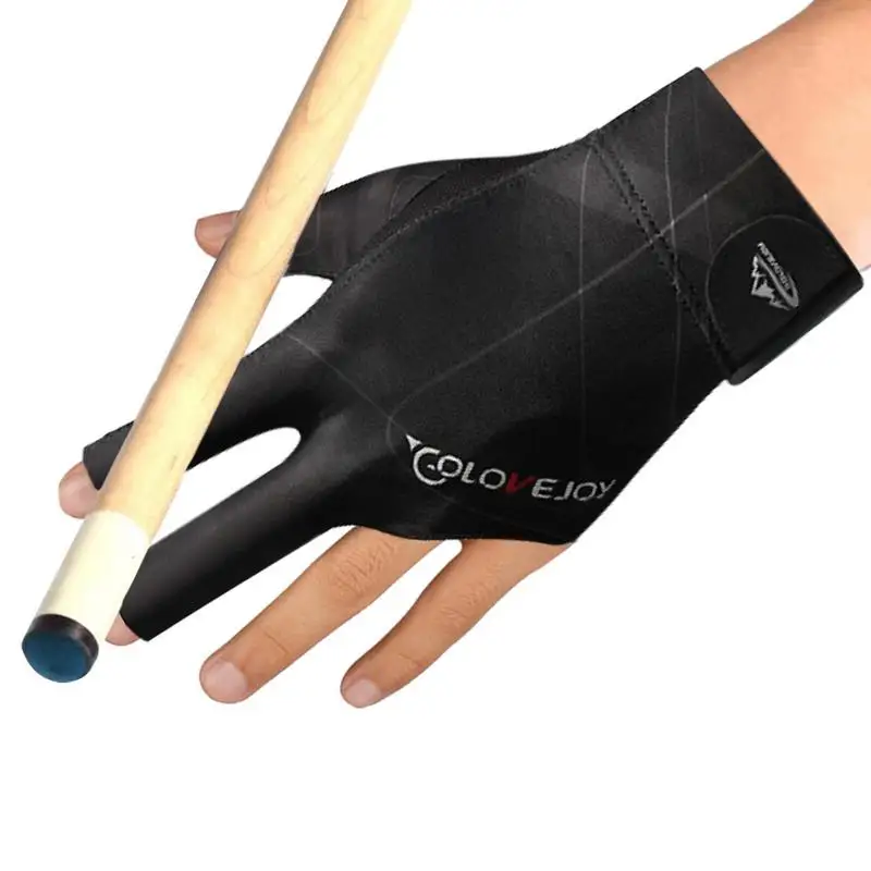 Отворена ръкавица за билярд с пръст Дишаща полиестерна снукър спортна ръкавица Antiskid Smooth Soft Portable Reusable Training Accessor