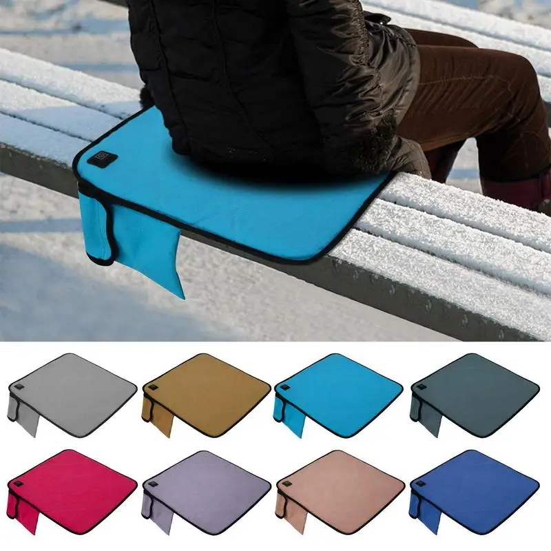 Открит зимен риболов къмпинг регулируема температура отопление подложка платно отопление възглавница белина стол отопляеми седалка възглавница