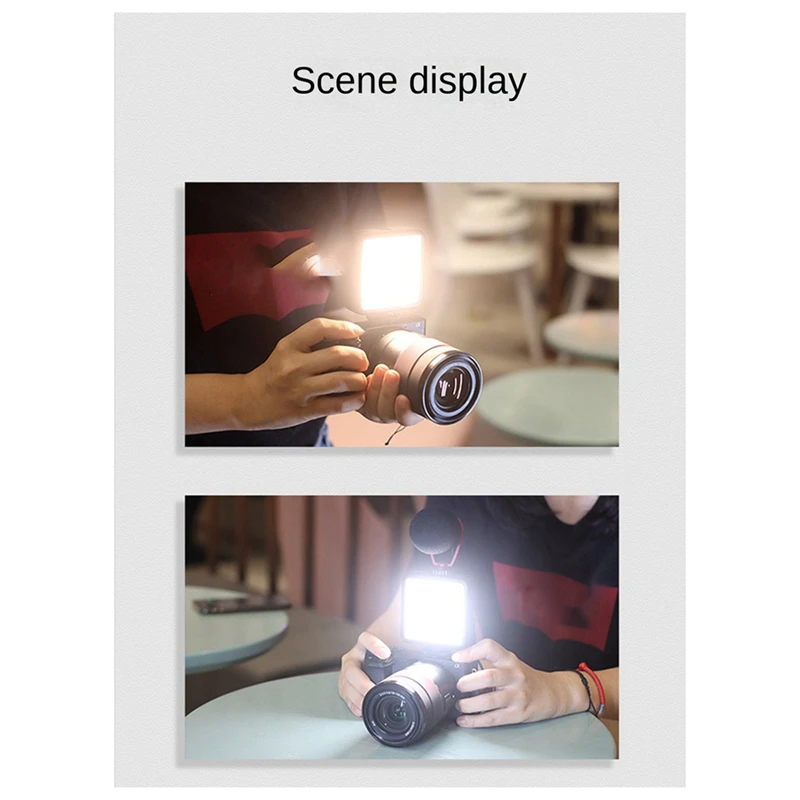 Преносима мини фотография светлинна камера преносима светлина LED спортни SLR камера запълване светлина