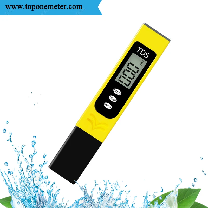 Преносима писалка TDS метър Анализ на качеството на водата TDS тестер за вода с батерии за аквариум