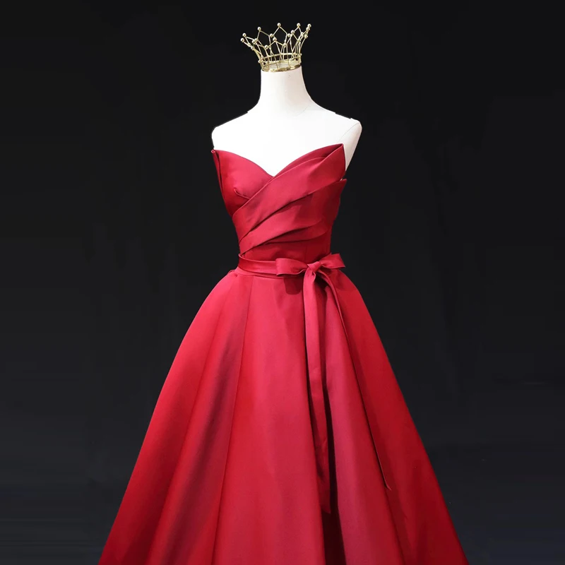 Принцеса топка рокля Off- рамо Пепеляшка червена сватбена рокля булчински с корсет обратно рокли за жени вечерни рокли