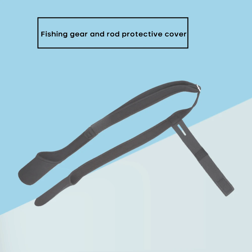 Риболовен прът колан каишка за носене Защитен прът ръкав превръзка преносима чанта за съхранение Риболовен полюс за принадлежности Аксесоари за риболов