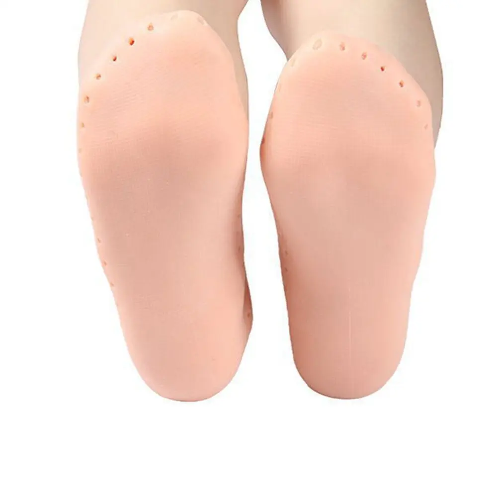 Удобна превенция на пукнатини Покритие за крака Жени Силиконова стелка Гел Чорап Инструмент за грижа за краката Протектор за крака Чорап за отстраняване на мъртва кожа
